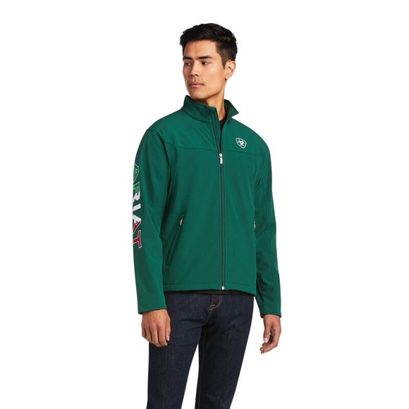 Nwt! Ariat softshell team Mexico jacket - Picture 4 of 4